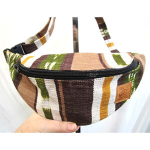 ACL Music Festival Teysha Handmade Guatemala Woven Fanny Pack Waist Bag EUC!